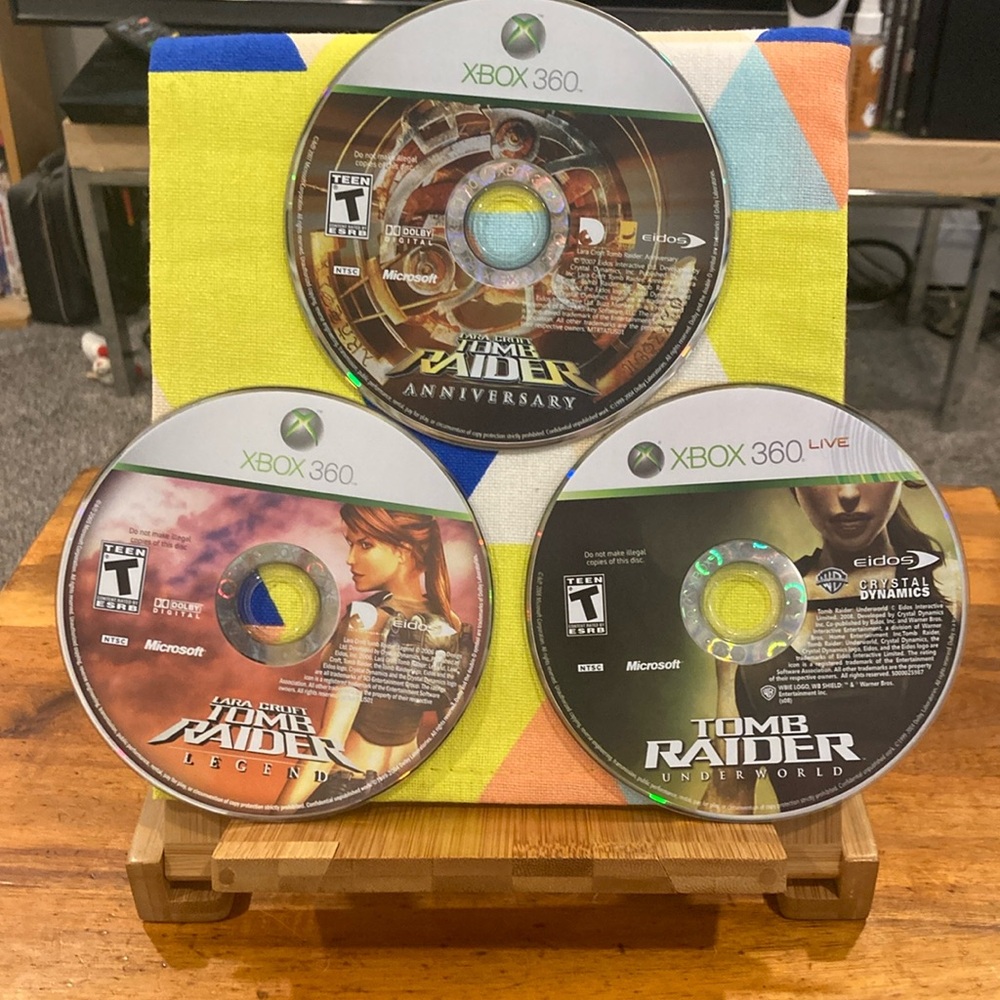 Tomb Raider Game triple bundle Xbox 360